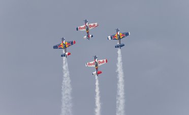 Display der Flying Bulls. (Foto: Bundesheer/Daniel Trippolt)