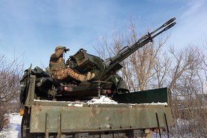 Ukrainisches Mobile Fire Team mit einer ZU-23 Fliegerabwehrkanone. (Foto: national guard of Ukraine; CC BY-SA 4.0)