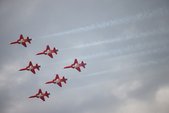 Die Patrouille Suisse der Schweizer Luftwaffe mit F-5-Kampfjets. (Foto: Bundesheer/Daniel Trippolt)