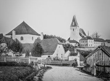 Die Ortschaft Döllersheim vor der Errichtung des TÜPl (Foto: Archiv TÜPl A)