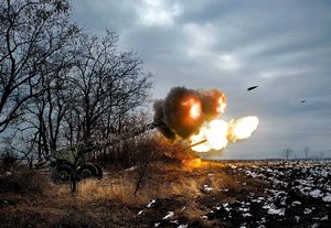 Die Intensität des Einsatzes der Artillerie erinnert an den Ersten Weltkrieg. (Foto: Ministry of Defence of Ukraine)